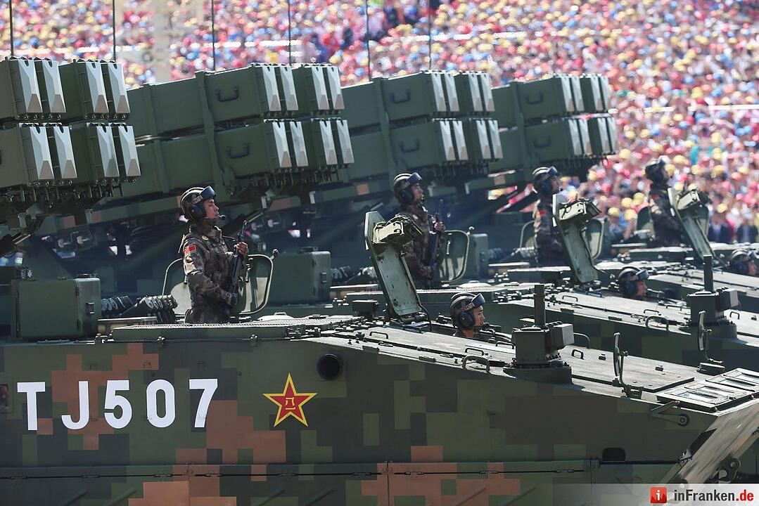 Militärparade in China