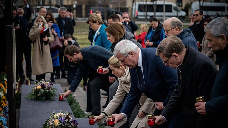 Ukraine-Krieg - Jahrestag der Befreiung von Butscha