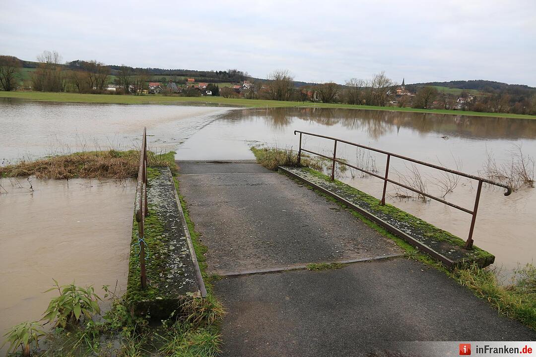 Überschwemmung in Oberfranken - Mürsbach