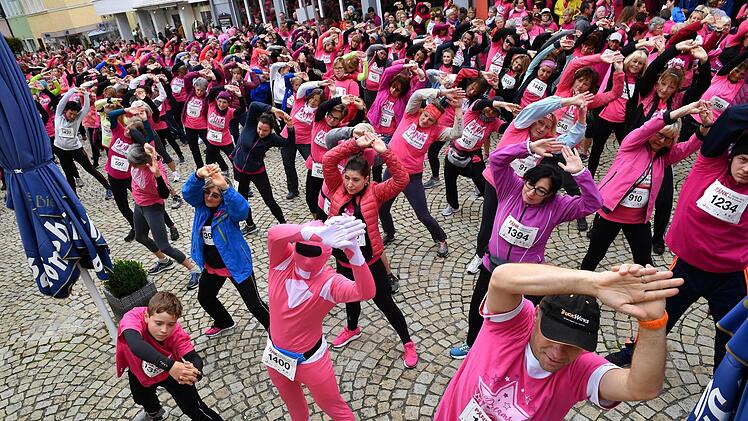 Pinklauf 2019 in Bad Brückenau Foto: Ronald Rinklef