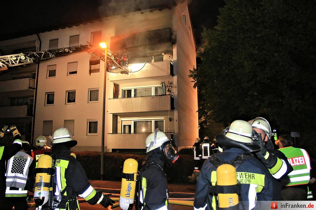 Brand in Mehrfamilienhaus in Memmelsdorf