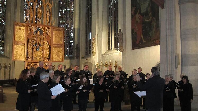Das Ensemble Vokal Münnerstadt. Foto: Hartmut Hessel