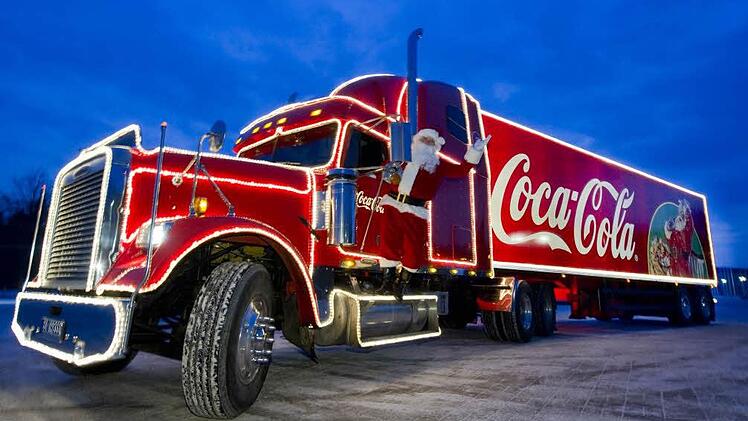 Coca Cola schlachtet die Weihnachtszeit seit Jahren für Werbezwecke aus - und hat auch die Kunstfigur des "Weihnachtsmanns" populär gemacht. Foto: Kulmbacher Anzeiger