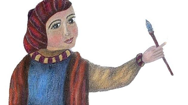 Der &bdquo;Kleine Lucas&ldquo;, gezeichnet von Krystyna Hurec-Diaczyszyn, ist das Maskottchen der Kinder-Biennale.