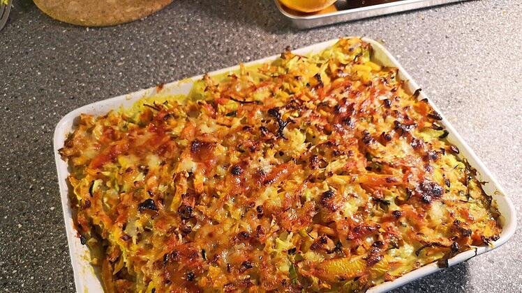 K&uuml;rbis-K&auml;se-Gratin