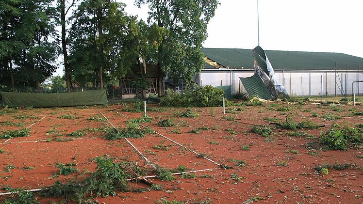 Ein Unwetter tobte am 22. Juli über Bamberg und den Landkreis Foto: Fedinand Merzbach