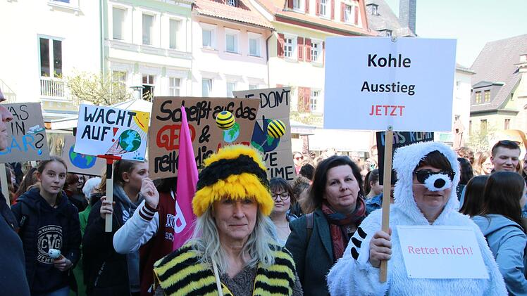 Impressionen von der "Fridays for Future"-Aktion.Foto: Katrin Geyer
