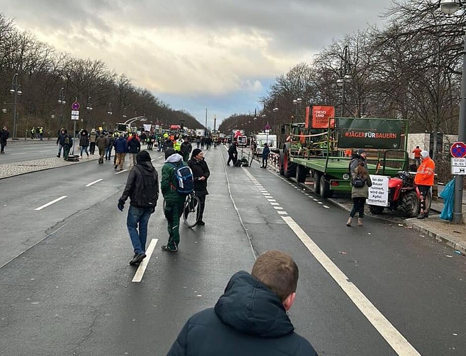 Bauernproteste - Großkundgebung in Berlin