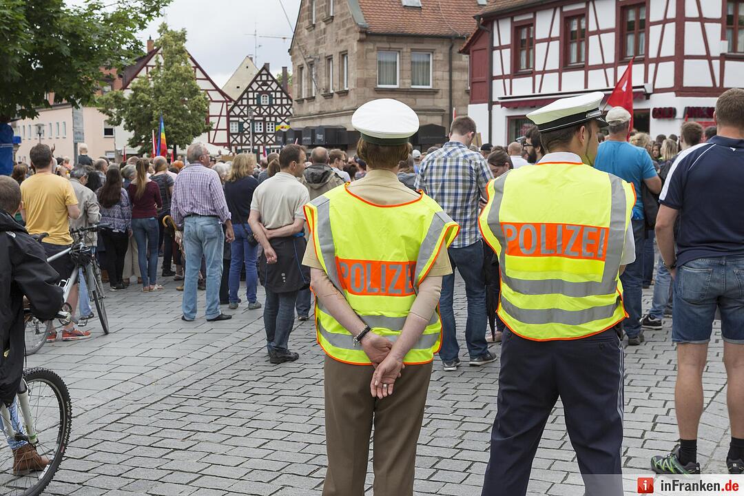 Demonstration gegen Rechts in Zirndorf