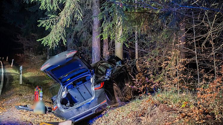 Kreis Bamberg: Fahranf&auml;nger (19) kracht gegen Baum - drei Verletzte
