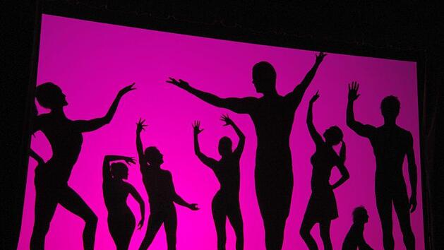 Die K&ouml;lner Truppe Die Mobil&eacute;s brachte ihr preisgekr&ouml;ntes Schattentheater Moving Shadows ins Kurtheater. Foto: Klaus Werner