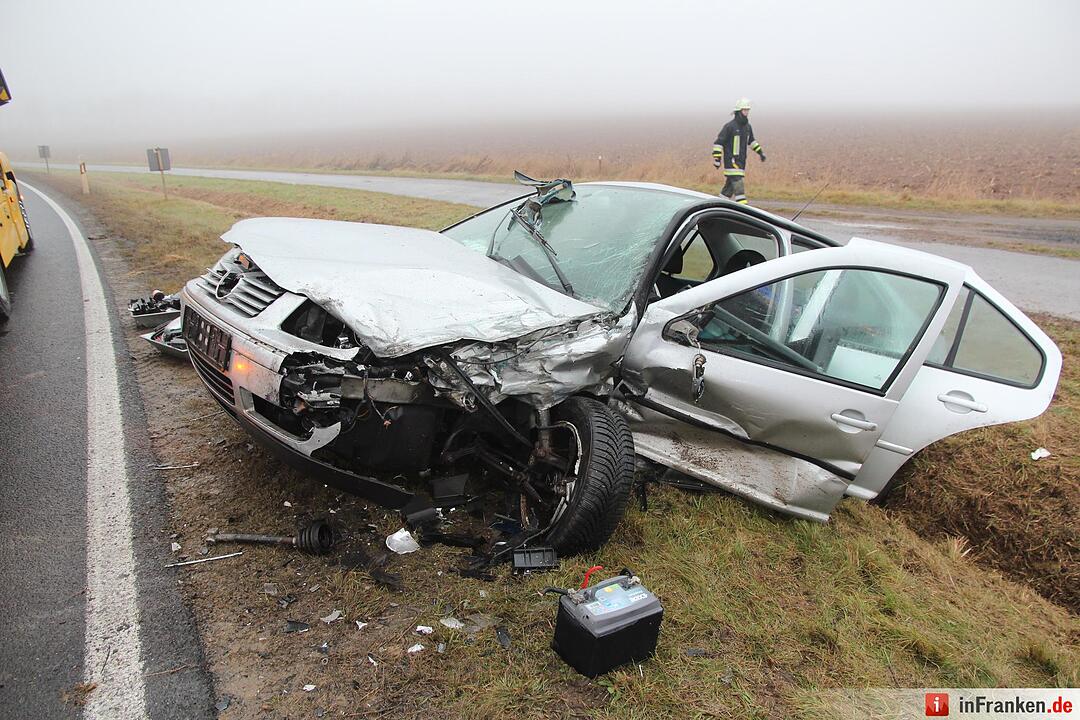 Mehrere Verletzte nach Unfall bei Ermershausen