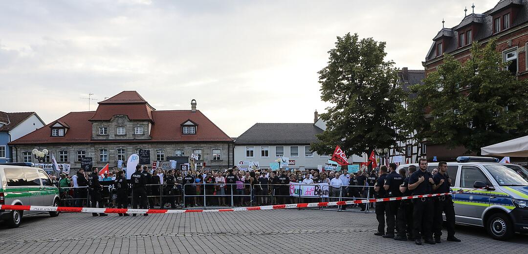 Björn Höcke in Forchheim: Demonstrationen gegen AfD-Politiker