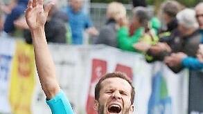 Daniel Götz gewann 2021 den Rennsteiglauf und ist einer der erfolgreichsten Athleten im gallischen Dorf.