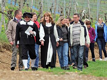 Aufbruch in die Historie: Wanderung rund um das Schloss Saaleck.Foto: Archiv/ Jochen Vogler