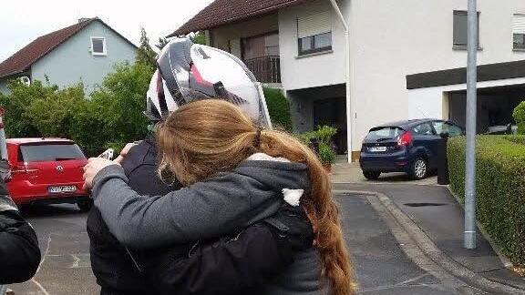 Der Abschied fiel schwer.  Foto: Alexandra Goller