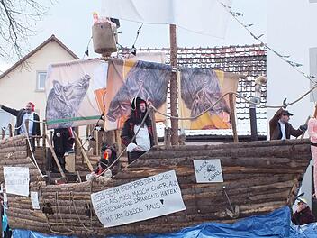 Das Piratenschiff der Lauterer Feuerwehr Fotos: Björn Hein