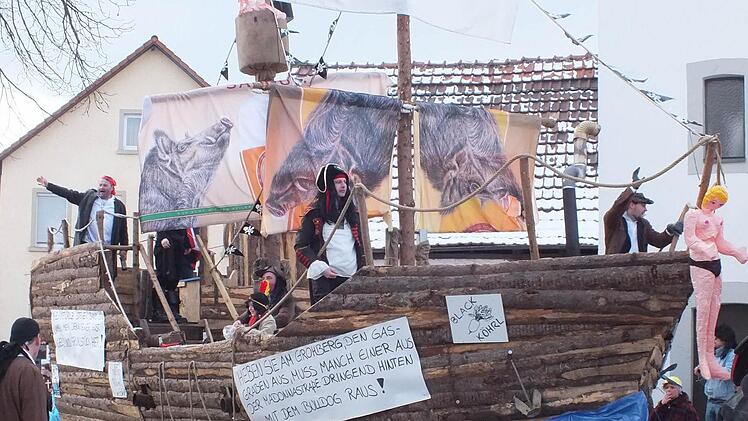 Das Piratenschiff der Lauterer Feuerwehr Fotos: Björn Hein