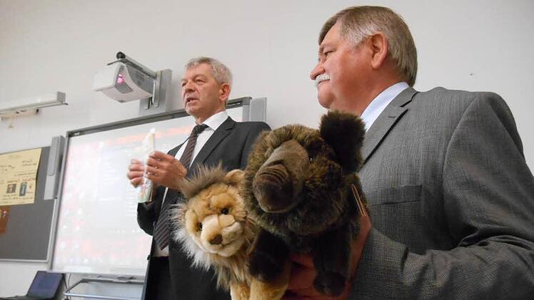 Eine tragende Rolle für Ebrachs Bürgermeister Max-Dieter SchneiderFoto: Walter Hanslok