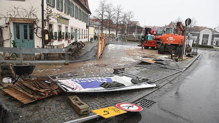 Verwüstung an der Bischofsmühle