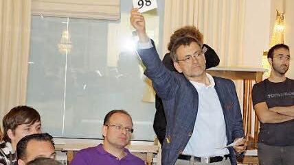 Auch Bad Kissingens Sterne-Koch Hermann Laudensack bot mit.Foto: Edgar Bartl