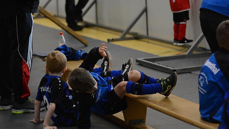 Schnappschüsse vom U-7-Turnier in der Saaletalhalle. Foto: ssp
