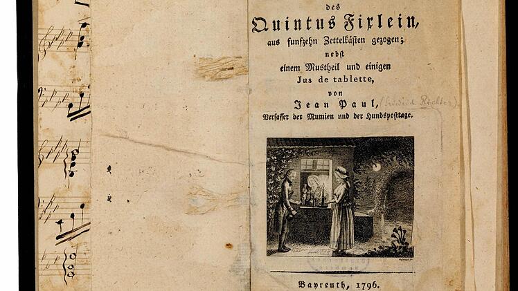Erstausgabe "Leben des Quintus Fixlein" von 1796