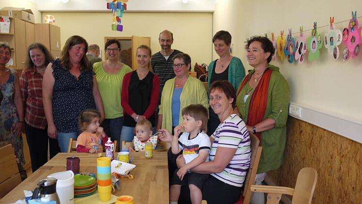 Das Betreuungsteam des Hauses Barbara Foto: Pauline Lindner