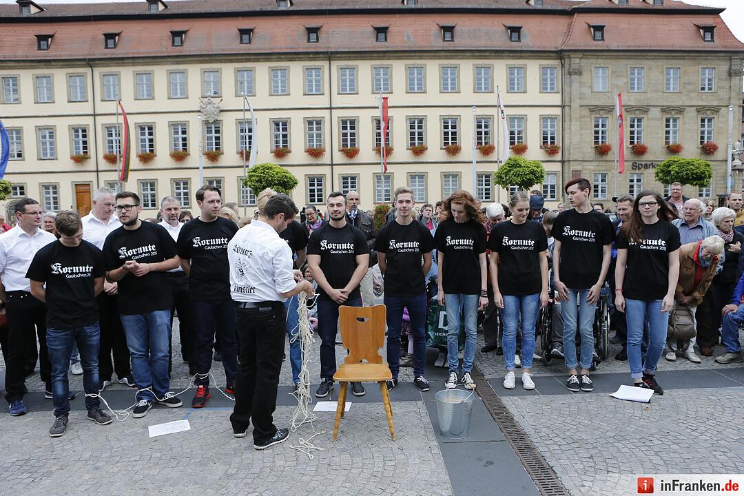 Gautschfeier 2015 der Mediengruppe Oberfranken in Bamberg