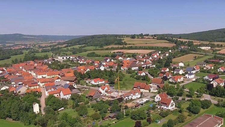 Die Gemeinde Lautertal im Landkreis Coburg aus der VogelperspektiveFoto: Gemeinde Lautertal