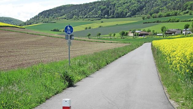Der Radweg zwischen Wirmsthal und Euerdorf muss saniert werden. Da es keine F&ouml;rderung gibt, teilen sich der Markt und das Bauunternehmen die Kosten.