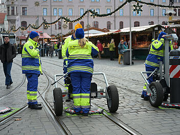Poller am Augsburger Christkindlmarkt