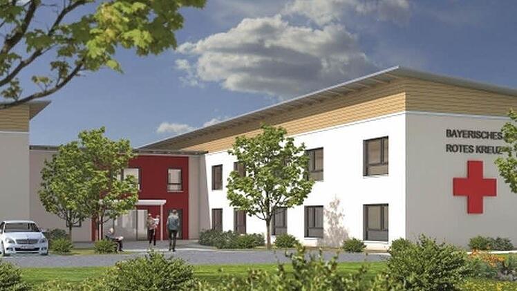 Eine Detailansicht des Seniorenheims "Haus Rotmaintal", das in Neudrossenfeld entsteht. Visualisierung: SH
