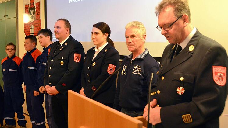Neun Neuaufnahmen hatte die Wehr zu verzeichnen. Foto: Peter Rauch