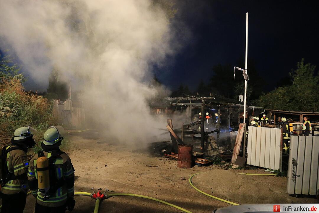Feuer in Bamberg - Mann erleidet schwerste Verletzungen