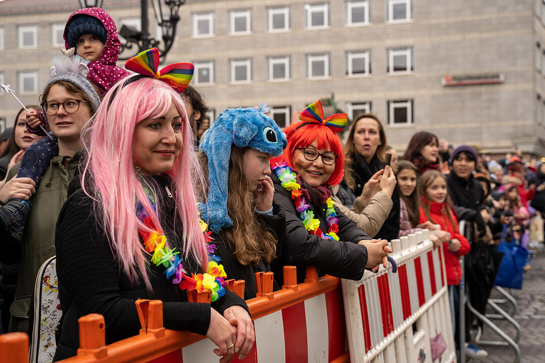 Der traditionelle Umzug zog ca. 70.000 Faschingsfreunde an.