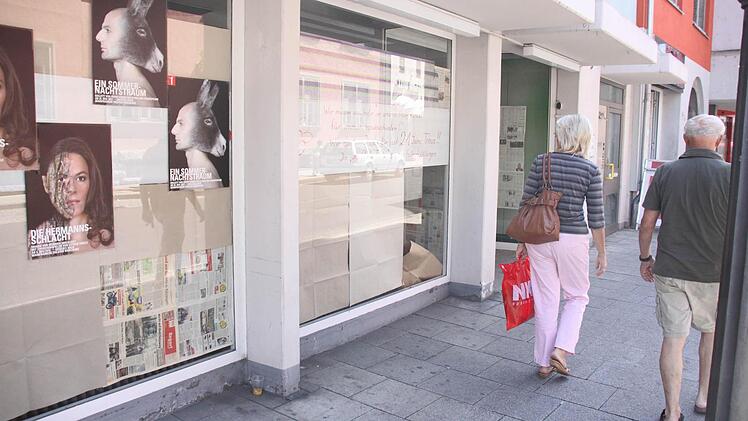 Über aufgegebene Geschäfte in der Kitzinger Innenstadt muss gesprochen werden ...