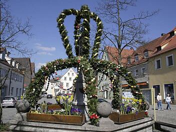 Die Gräfenberger Brunnen am Marktplatz Fotos: Löwisch