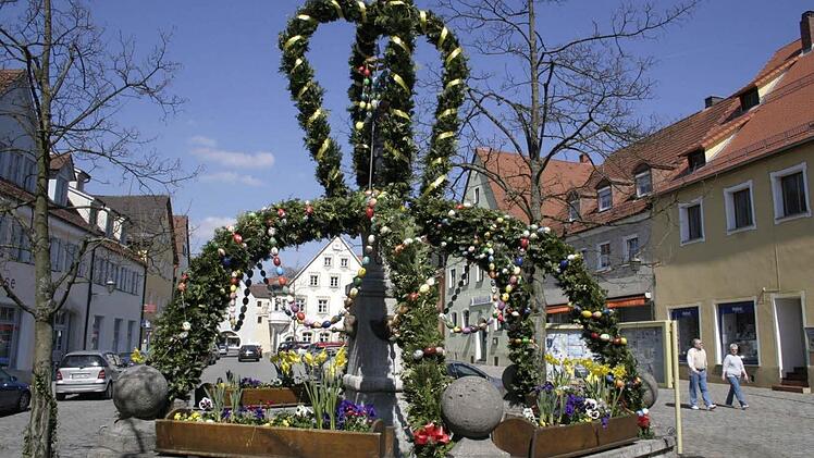 Die Gräfenberger Brunnen am Marktplatz Fotos: Löwisch