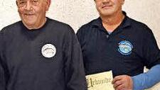 Die geehrten Mitglieder Jochen Bühler und Wolfgang Fugmann