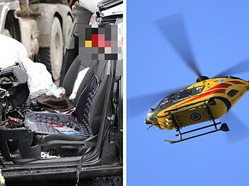 Horror-Crash im Kreis Würzburg: 56-Jährige nach zweiter Kollision lebensgefährlich verletzt