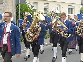 Der Musikverein Neukenroth spielt am Sonntag unter der Leitung von Roman Steiger auf der Kronacher Seebühne auf - von 15 bis 18 Uhr. Foto: Gerd Fleischmann