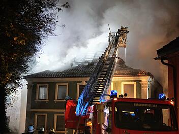 Dachstuhlbrand in Burgkunstadt