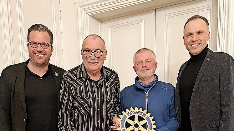 Nico Sauer (Rotary Bad Kissingen), Manfred Egert (Rh&ouml;nklub Bad Kissingen), Horst Karl (Rh&ouml;nklub Bad Kissingen), Steffen Krambo (Rotary Bad Kissingen).