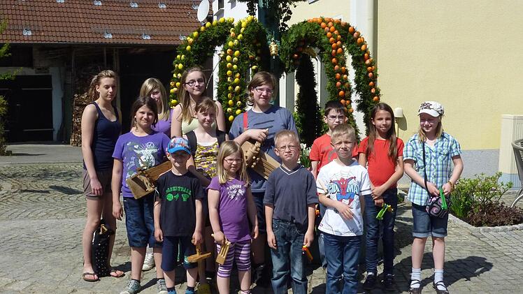 In Oberehrenbach dürfen alle Kinder zu Ostern ratschen. Foto: Wilhelm Sponsel