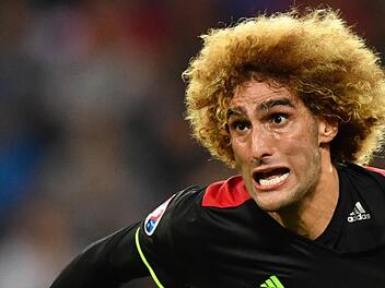 Marouane Fellaini von Belgien Foto: dpa