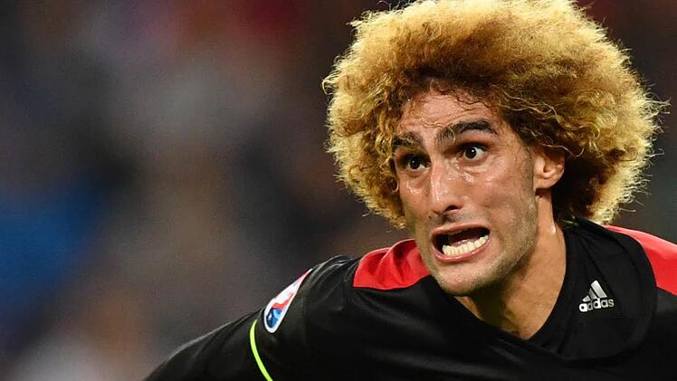 Marouane Fellaini von Belgien Foto: dpa