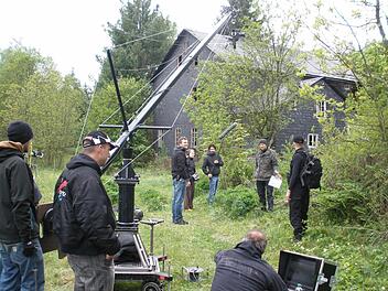 Für den Film "Survival" wurde unter anderem in Berlin, Frankfurt, Kulmbach und der Kronacher Gegend gedreht.  Fotos: Thomas Heuchling, Creative Movie Creations