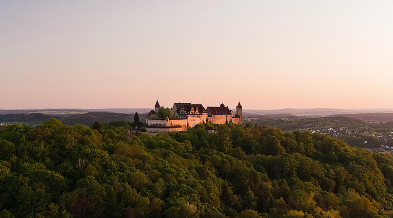 Die Veste Coburg ist eine der besterhaltenen mittelalterlichen Burganlagen Deutschlands.