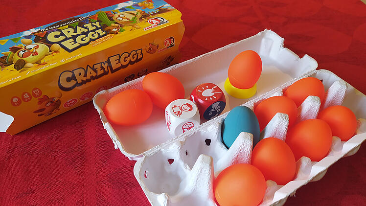 Crazy Eggz im Test: Lustiges Geschicklichkeitsspiel im Eierkarton